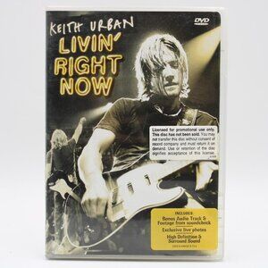 Keith Urban Livin' Right Now DVD 2005 Guitar Monkey Promo With Hype Stickers